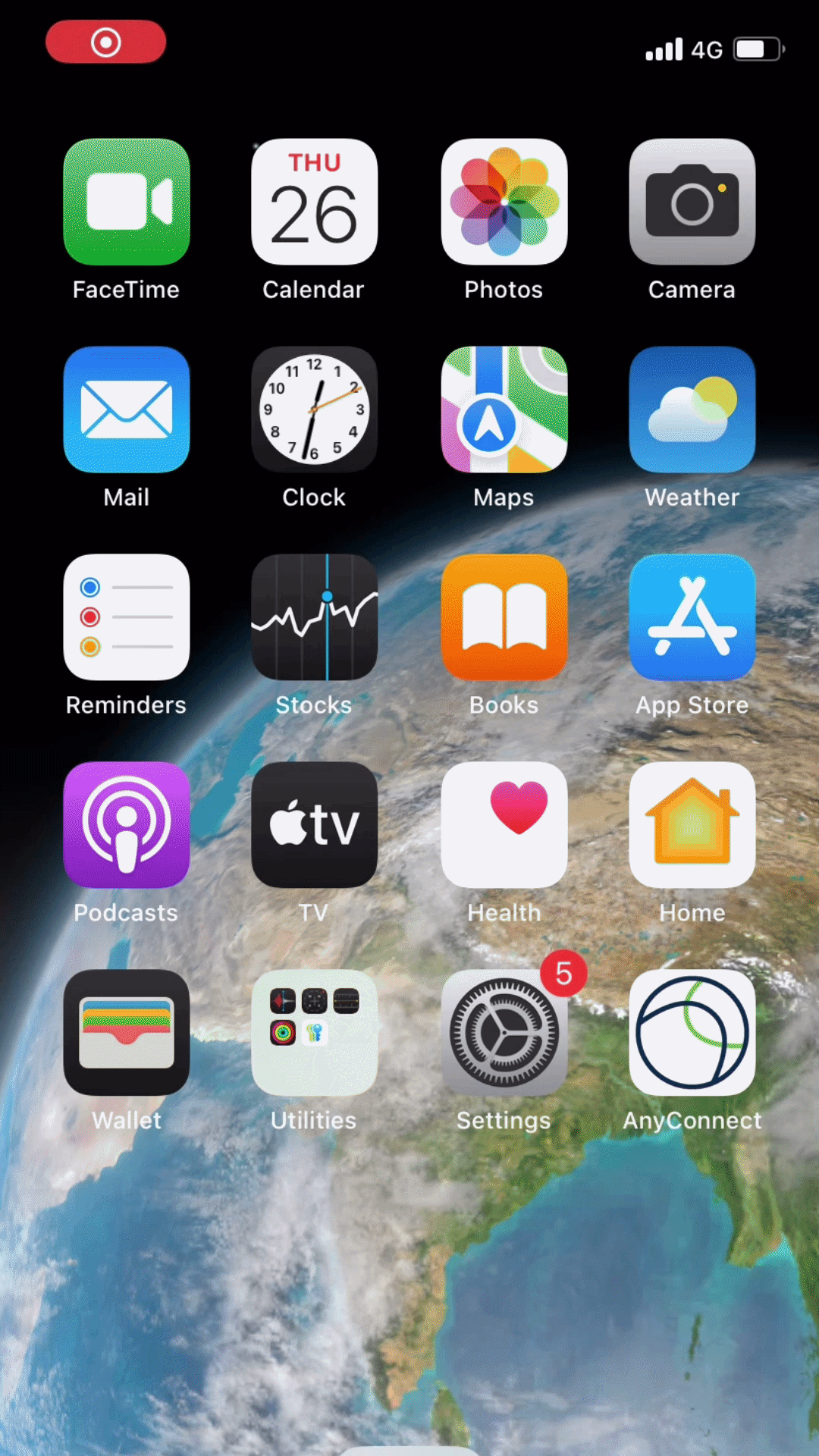 Screenshot showing No Connections and Add VPN Connection